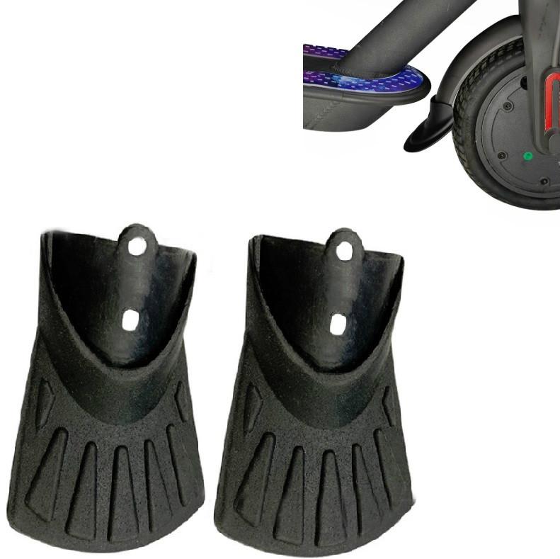 3 Pairs Scooter Fender Set for Xiaomi M365 / Pro - Front & Rear Rubber Fishtail Accessories - Mudguard Green