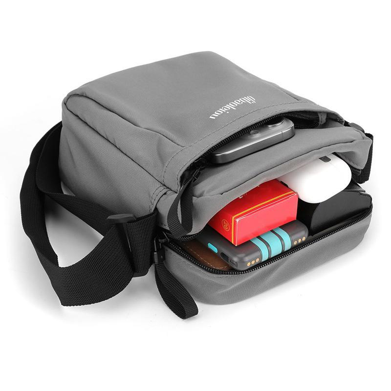 Versatile Canvas Shoulder Backpack For Men - Blue