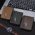 Retro Rfid Blocking Zip Wallet with Short Coin Pocket - Coffee