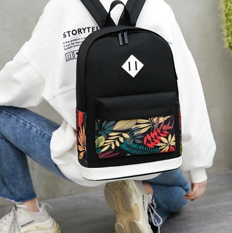 Versatile Student Backpack with Usb Port - College Style - Light Grey