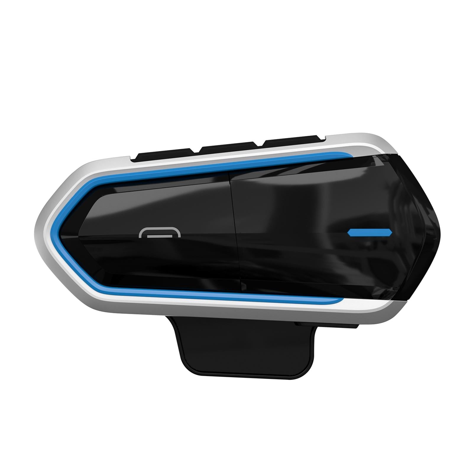 Bluetooth Motorcycle Helmet Headset - Low Power 4.2 - Blue