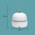 Electric Silicone Head Massager English White