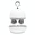 Electric Silicone Head Massager English White