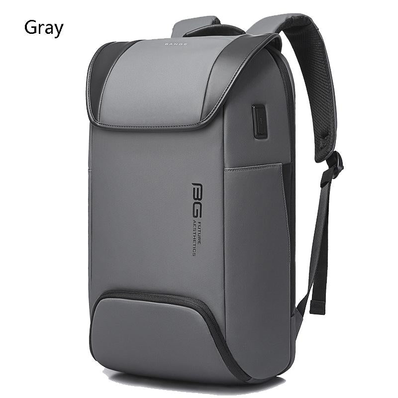 Men Anti-theft Backpack - Secure & Stylish - Gray
