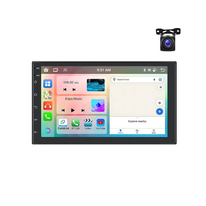 Universal Wireless Carplay Car Navigation Center - 13.0 Monitor - Standard + Ahd Camera 7Inch