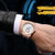 Waterproof Men Quartz Watch With Night Light - H9009B-G