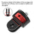 Universal Tripod Adapter for Action Cameras - 1 / 4 Inch Screw - Black And Red