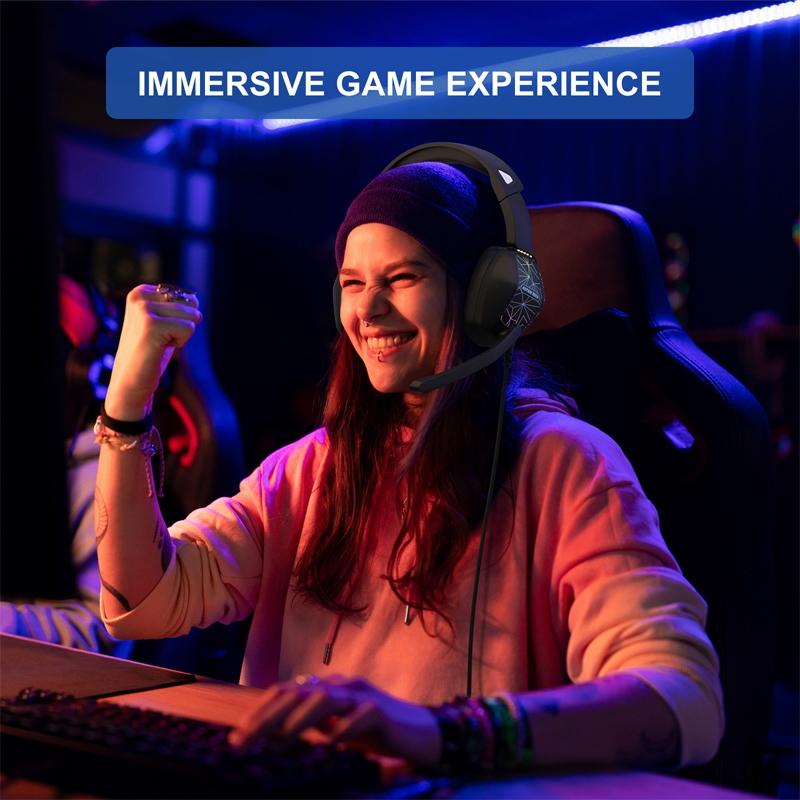 2.1M Gaming Headset With Mic Kotion Each G6000 - Black White