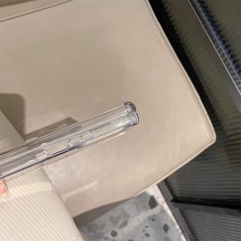 For Samsung Galaxy Z Fold4 5G Reflective Noodle Case - Reflective Finish - Silver