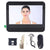 1080P Wifi Smart Cat Eye Video Doorbell With 4.3 Colour Screen And Hidden Graffiti Design - White