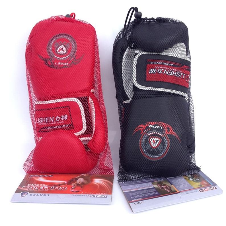 Muay Thai Training Gloves - Thickened For Fitness - Red