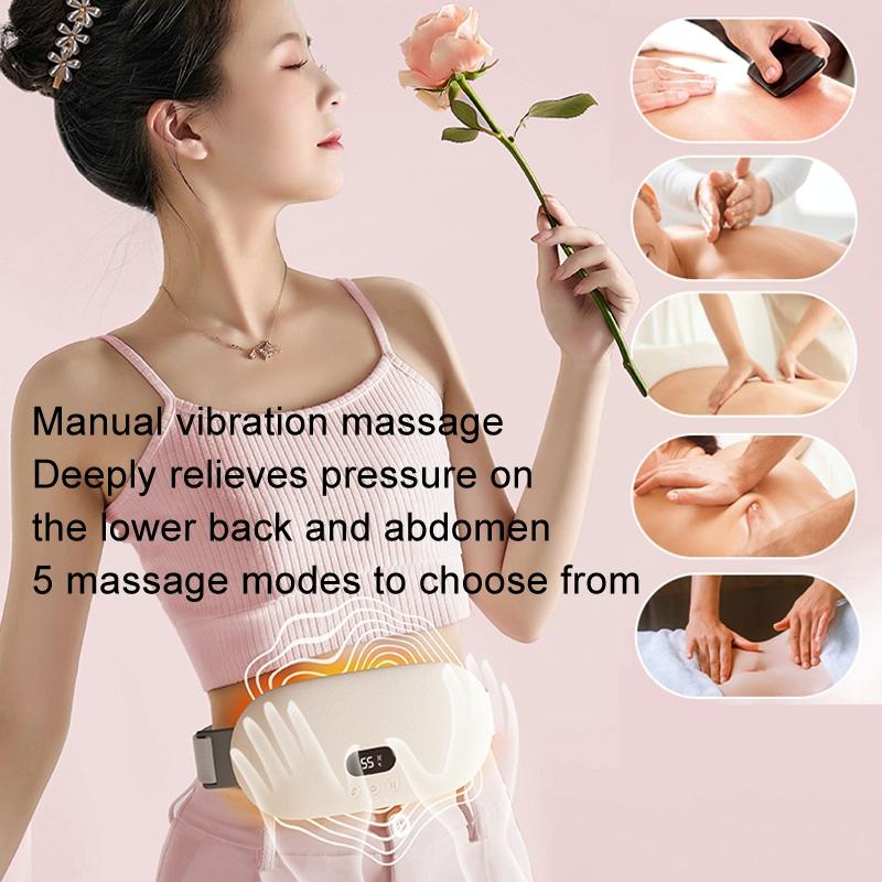Smart Massage Belt For Abdomen & Waist Electric & Warm - Yellow 2000Mah