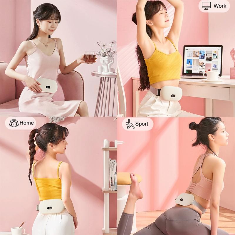 Smart Massage Belt For Abdomen & Waist Electric & Warm - Yellow 2000Mah