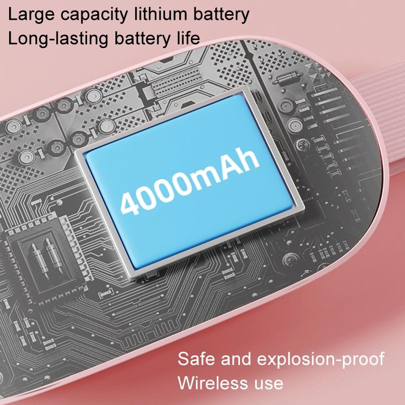 Smart Massage Belt For Abdomen & Waist Electric & Warm - Yellow 2000Mah