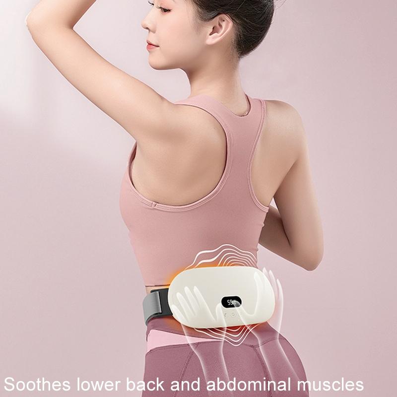 Smart Massage Belt For Abdomen & Waist Electric & Warm - Yellow 2000Mah