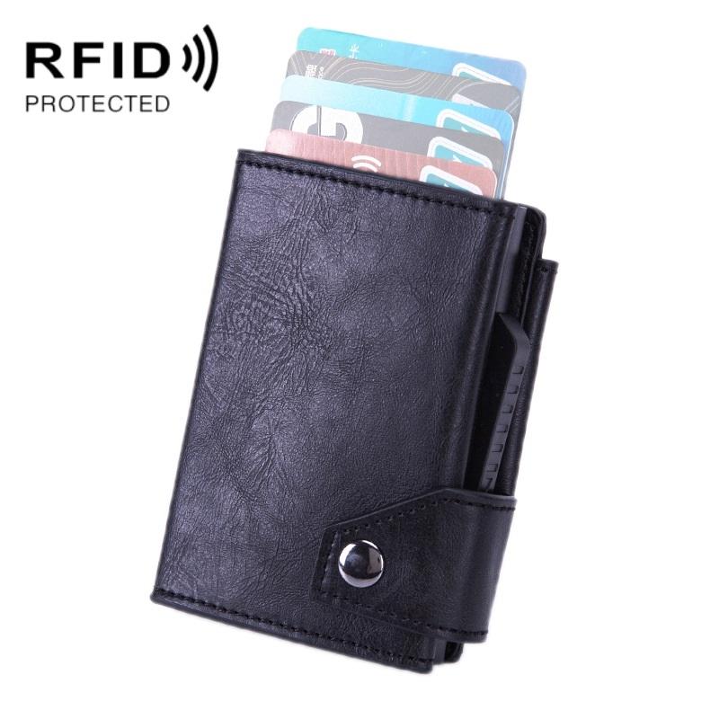 Rfid-protected Aluminum Coin Purse - Secure & Stylish - Mad Horse Aprico