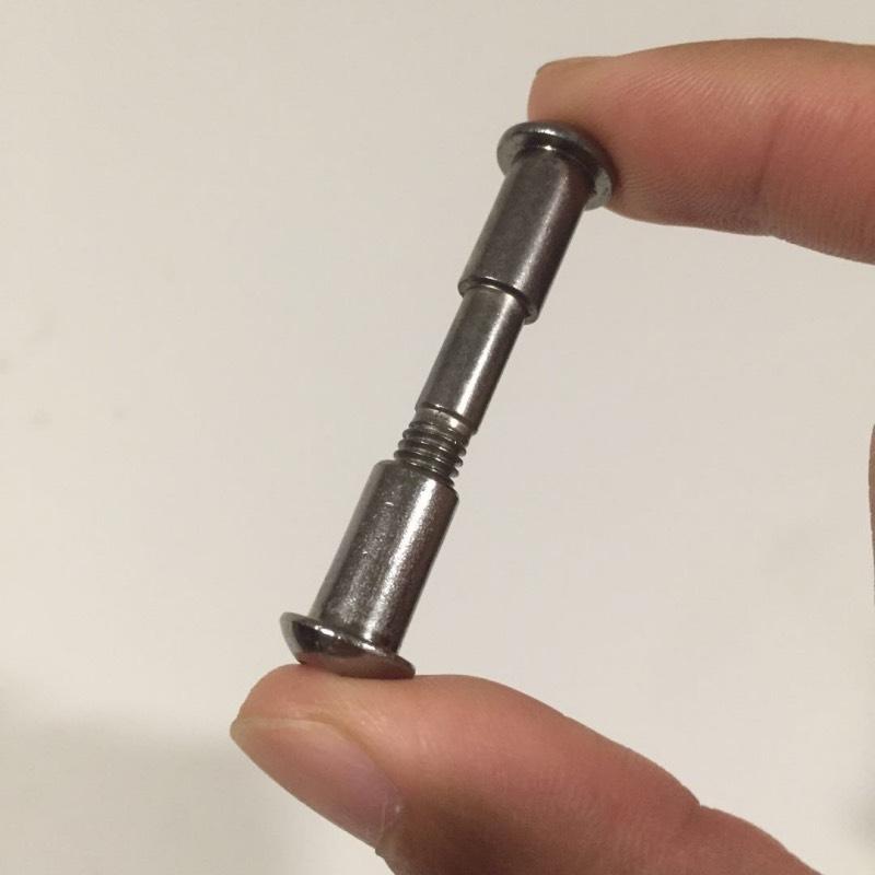 2-pack Inner Hex Lock Screws for Xiaomi Mijia M365 Electric Scooter - White