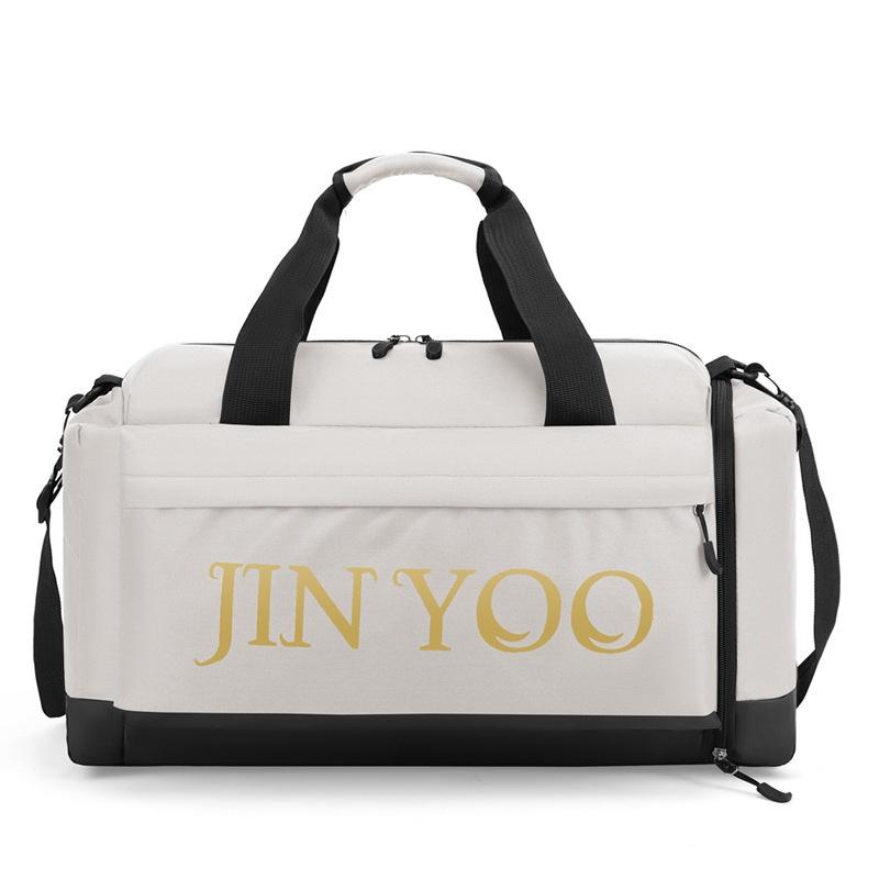 Large Capacity Waterproof Sports Bag With Dry / Wet Separation - Red