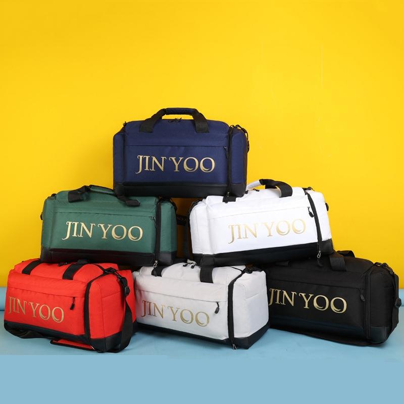 Large Capacity Waterproof Sports Bag With Dry / Wet Separation - Red