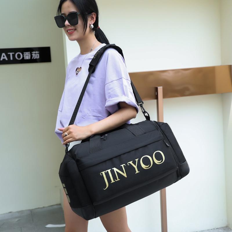 Large Capacity Waterproof Sports Bag With Dry / Wet Separation - Red