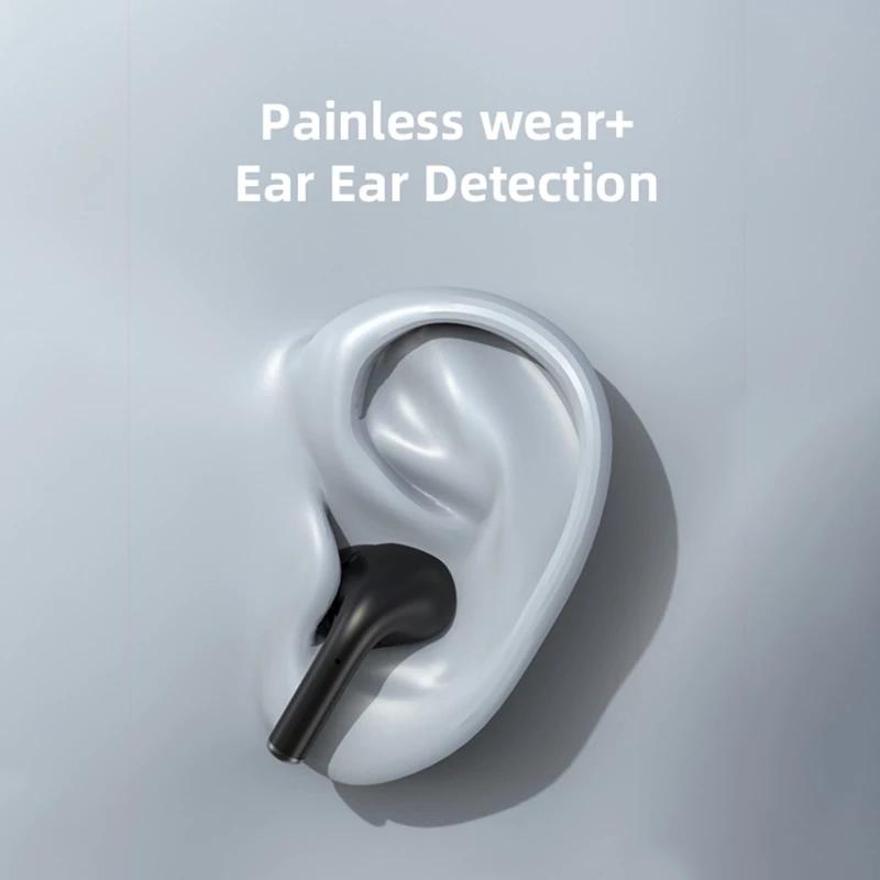 Wireless Sport Earphones with Touch Control and Mic - Bluetooth 5.0 Stereo Bass - White