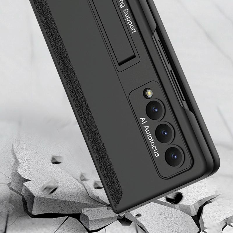 For Samsung Galaxy Z Fold4 5G Foldable Magnetic Hinged Case - Grey