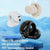 Wireless Clip-on Bluetooth Earphone for Sports and Gaming - White