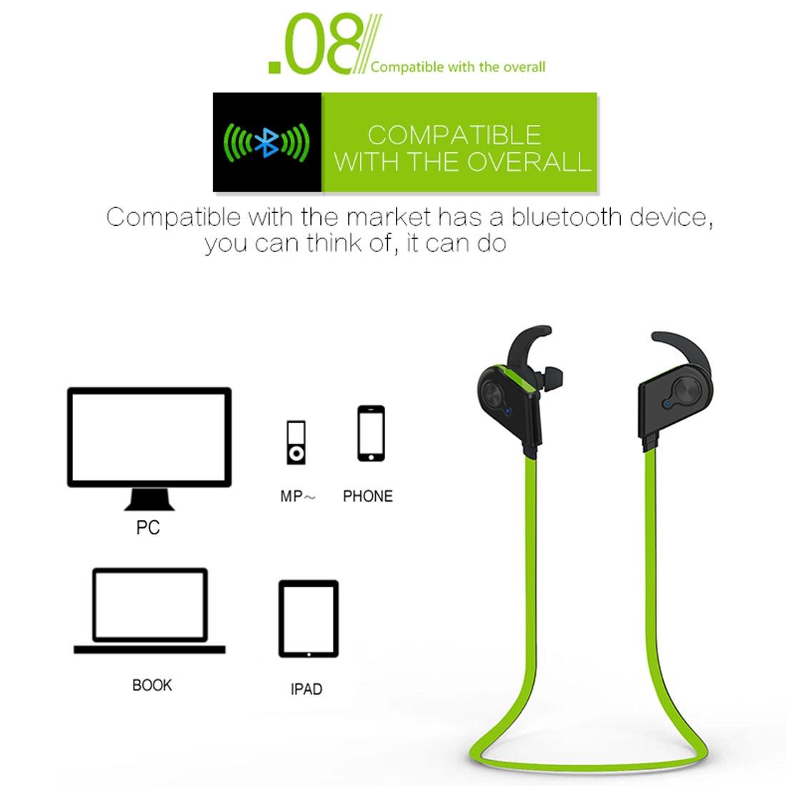 Wireless Bluetooth In-Ear Headset With Magnetic Switch & Indicator Light