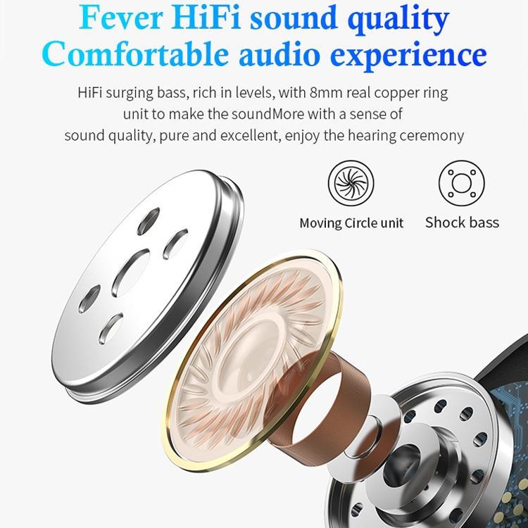 Wireless Sports Bluetooth Earphones - Binaural Stereo Black