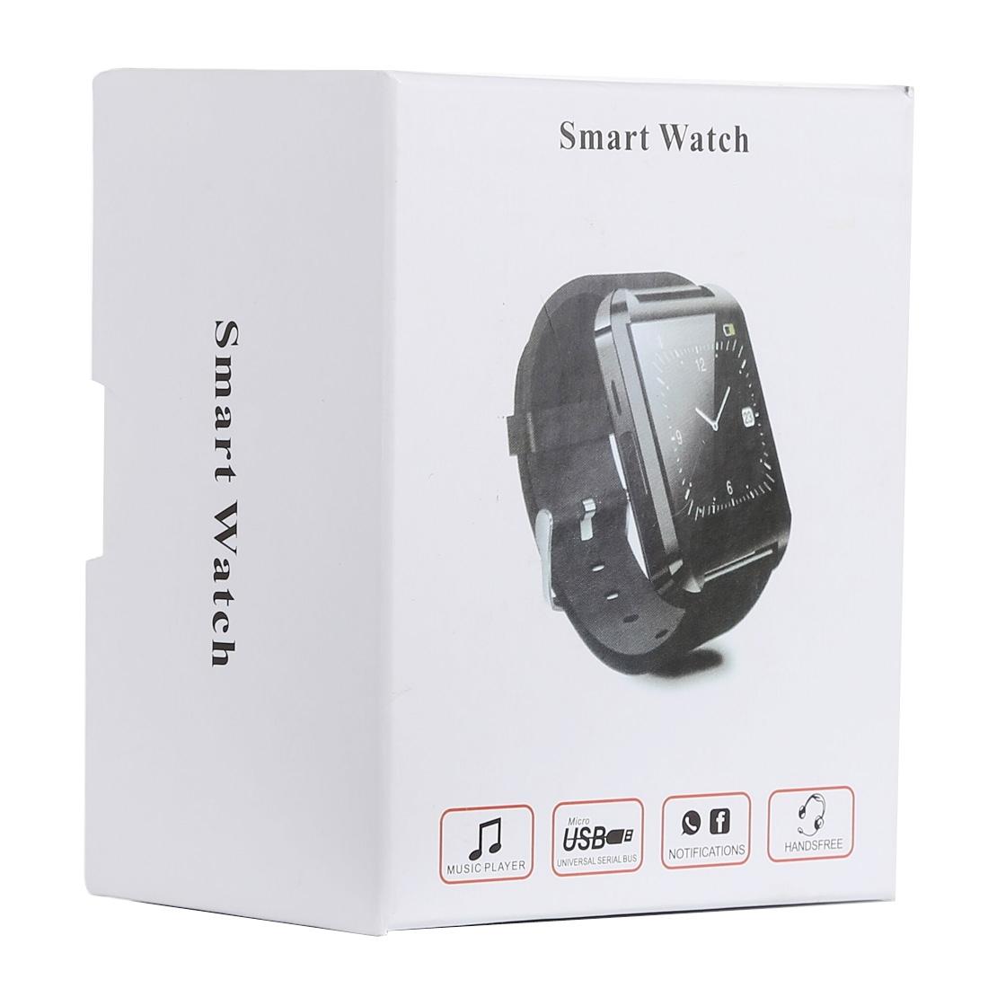 1.5 Inch Lcd Screen For Android Mobile Phone Support Phone Call / Music / Pedometer / Sleep Monitor / Anti-Lost - Black