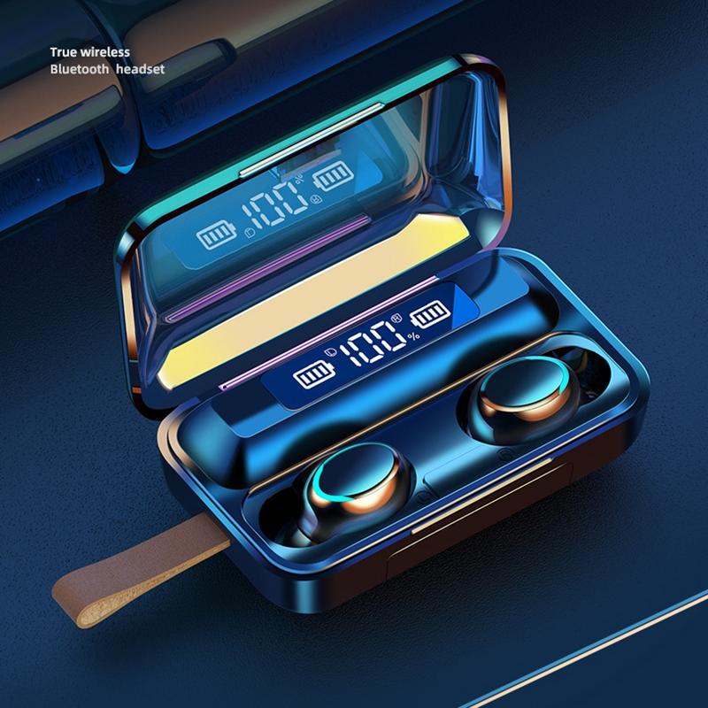 Jerry Solution Touch Bluetooth Earphones with Magnetic Charging Box - F9-5c