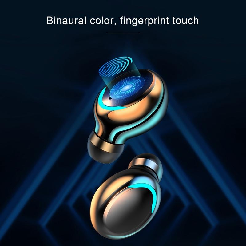 Jerry Solution Touch Bluetooth Earphones with Magnetic Charging Box - F9-5c