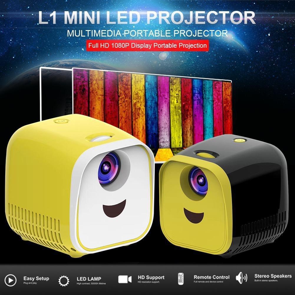 Portable Mini Led Projector With Speaker For Children'S Home Use