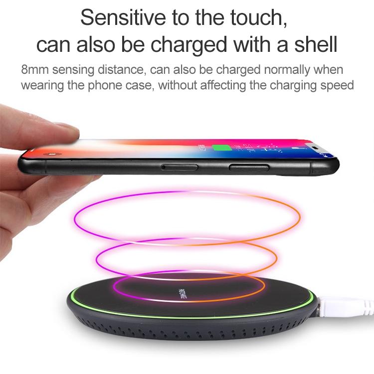 10W Ultra Thin Wireless Charger Black