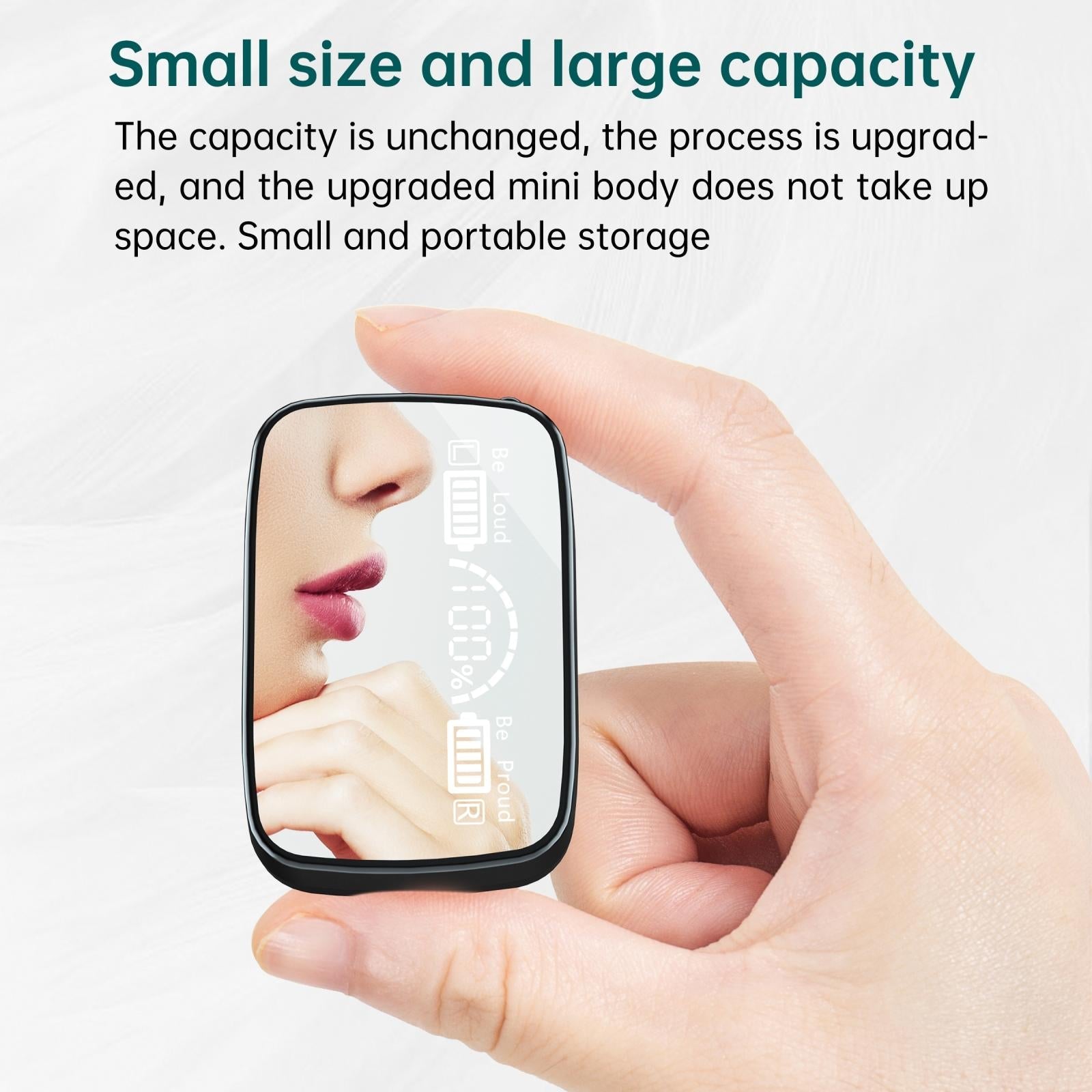 Wireless Bluetooth 5.0 Earphones with Digital Display and Flashlight