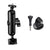 Motorcycle Rearview Mirror Mount for Action Cameras - 9cm Rod 20mm Ball Head Tripod Adapter