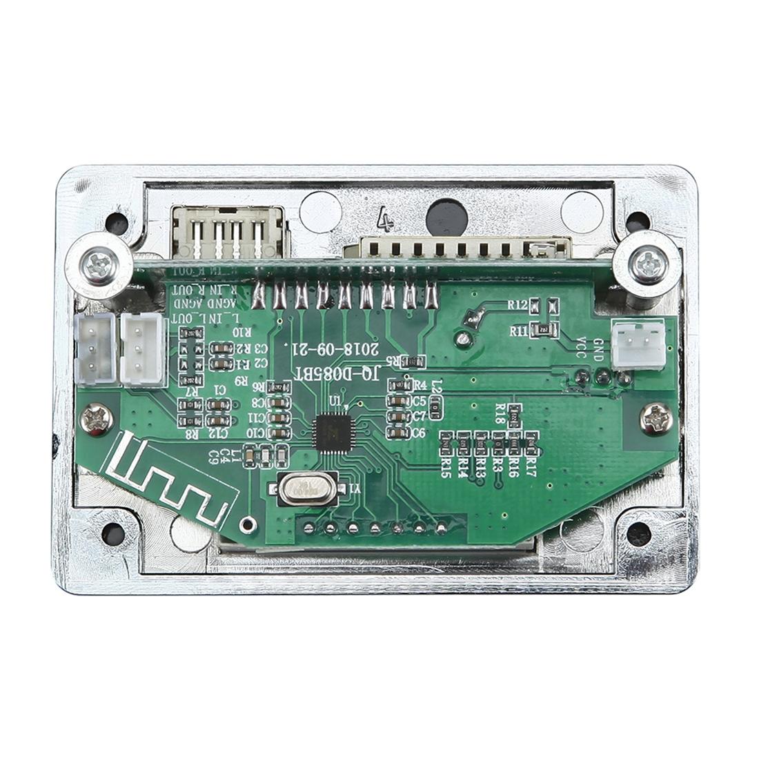 Car Mp3 Player Board With Bluetooth Fm Radio Sd / Usb / Aux Remote - Black