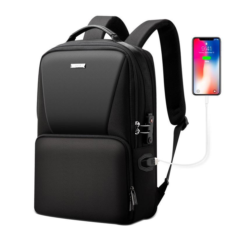 Anti-theft Waterproof Business Backpack for Travel - 30x15x44cm in Black