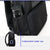 Anti-theft Waterproof Business Backpack for Travel - 30x15x44cm in Black