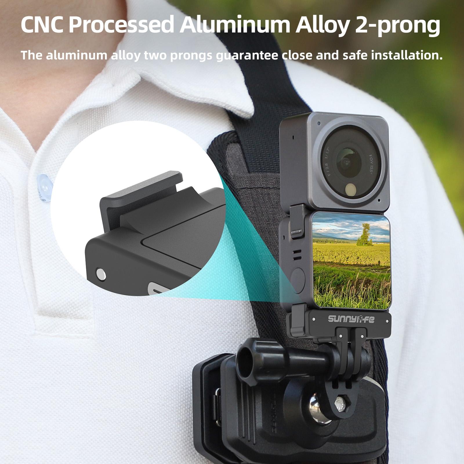 Magnetic Adapter Mount for Dji Action Cameras - Compatible with Action 2 3 and 4