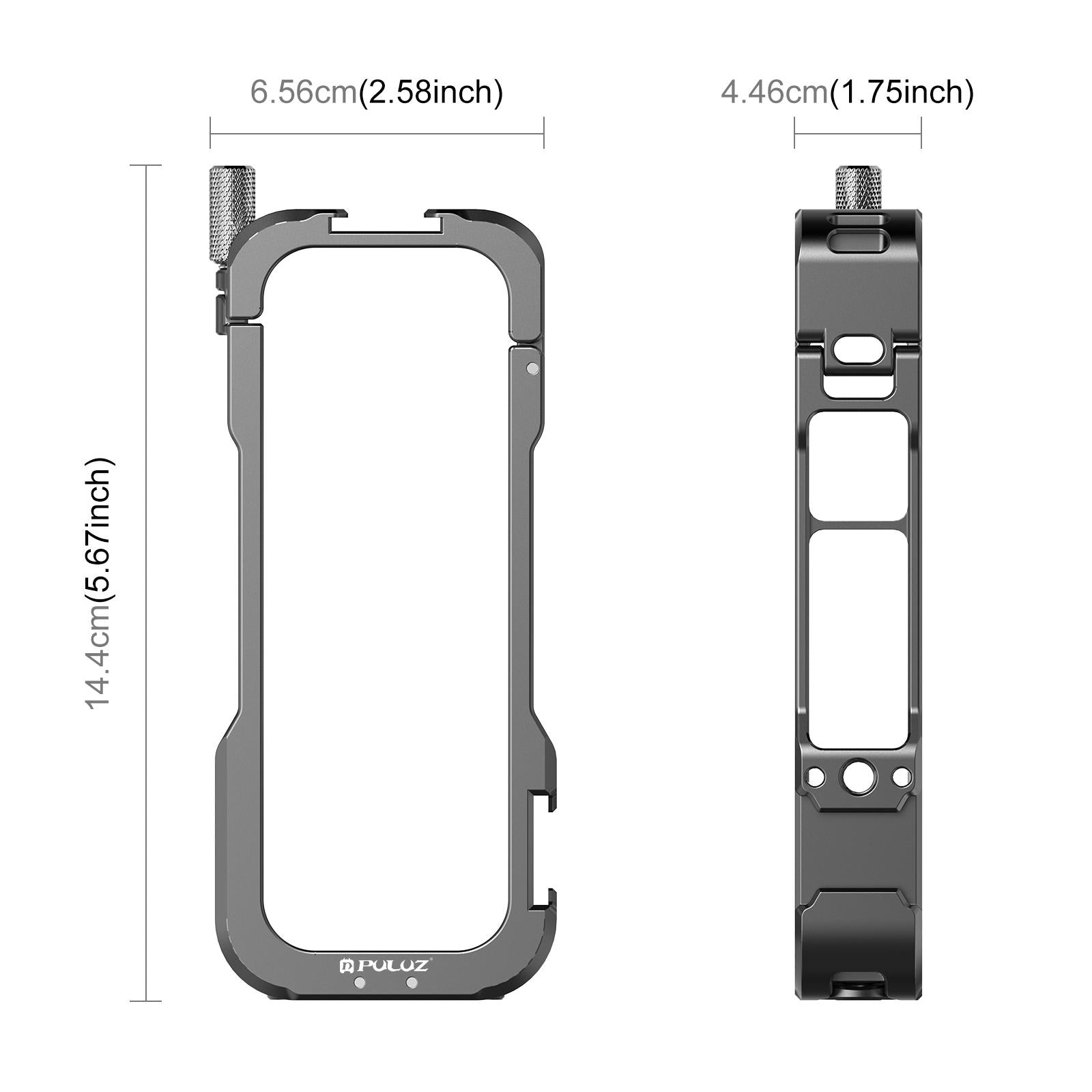 X4 Rig Housing Frame with Lens Cover for Insta360