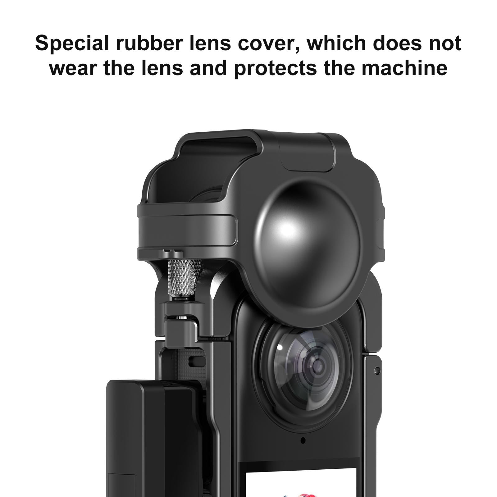 X4 Rig Housing Frame with Lens Cover for Insta360