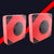 Thickened Square Boxing Wall Target - Magic Stickers - 40X40X10 - Red Black