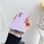 For Samsung Galaxy Z Fold4 5G Geometric Gradient Leather Phone Case - Pearlescent Finish - Gold