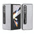 For Samsung Galaxy Z Fold4 5G Diamond Edge Case With Holder - Sapphire Blue