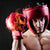 Competition Sparring Boxing Helmet For Head Protection - Blue With Mask - M