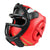 Competition Sparring Boxing Helmet For Head Protection - Blue With Mask - M