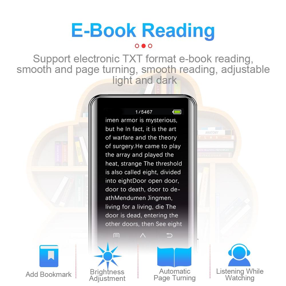 1.8 Inch Touch Lcd Hifi Mp3 Player 16Gb Memory - Without Bluetooth - 8Gb