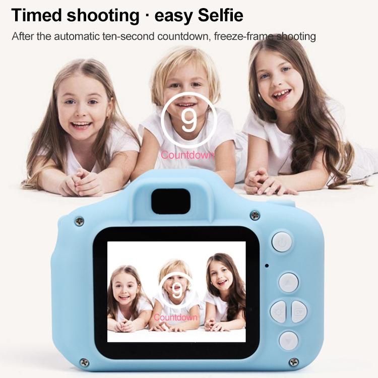 Mini Children Camera with 2.0 Lcd Screen - 800w Single Camera - Yellow