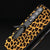 For Samsung Galaxy Z Fold4 5G Leopard Print Phone Case With Holder - Red